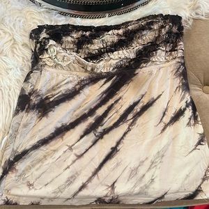 Gently Used Tie Dye Lucky Brand Swim Top